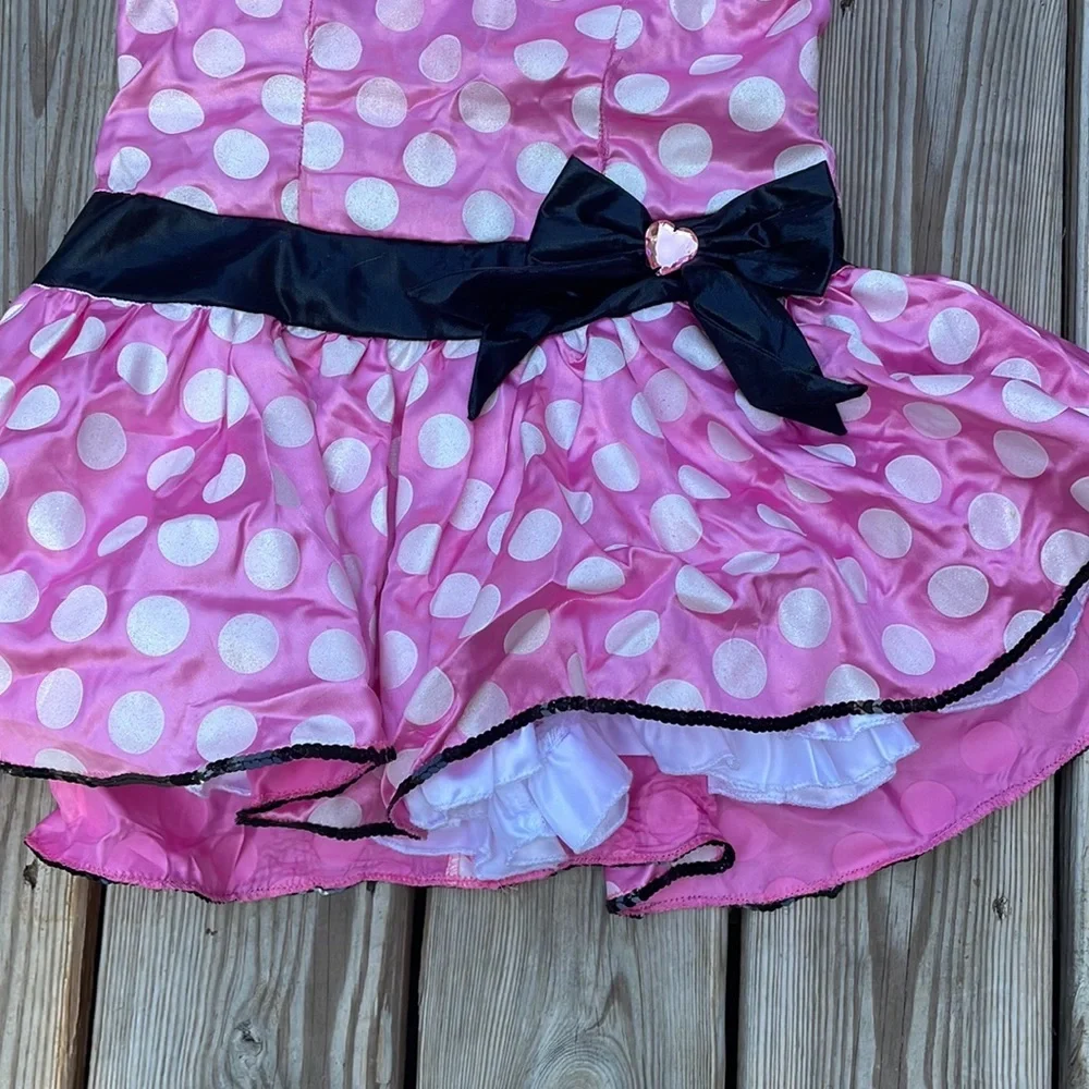 💕 Minnie Mouse 5 Piece Costume Size Small /Junior 3-5